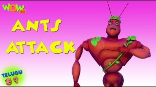 Ants Attack - Motu Patlu - Telugu -Wow Kidz - 3D కిడ్స్ యానిమేటెడ్ కార్టూన్ As seen on Nickelodeon