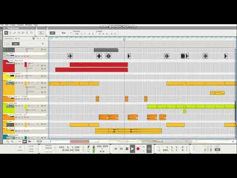 REASON 12 - HARDCORE BREAKBEAT 160BPM (GARETH MONKS-AIR RAVE)