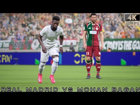 MOHAN BAGAN VS REAL MADRID | E FOOTBALL 2025 IN RTX 4060 (4K 60FPS)