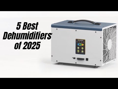 45 Pint 2025 Energy Star Dehumidifier for Spaces up to 4500 Sq.Ft for Basement and Home, Compressor Dehumidifier with Drain Hose,Large Room,Bedroom,Home,Bathroom video review thumbnail