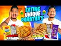 TRYING 5 MOST UNIQUE PARATHA’S IN INDIA || MAGGI AND CHOCLATE PARATHA🤮 -RITIK JAIN VLOGS