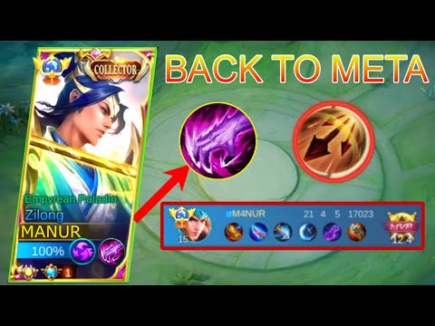 THIS NEW META BUILD FOR ZILONG IS INSANE!!😱 21 KILLS + DEFEAT 😠 | ZILONG BEST BUILD 2023 | MLBB