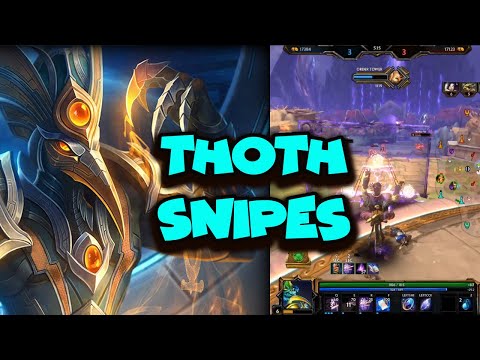 SNIPING WITH THOTH - Smite Highlights