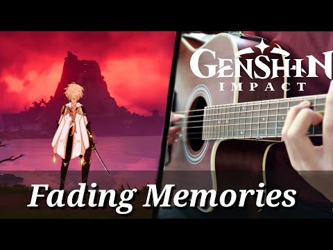 Genshin impact - Island of the Lost and Forgotten - Fading Memories - Guitar cover