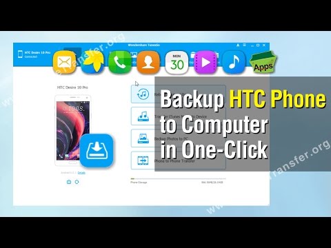 How to Backup HTC Phone to Computer in One-Click