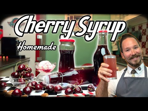 Homemade Cherry Syrup – A Vintage Summer Classic | 1950s Soda Fountain Recipe