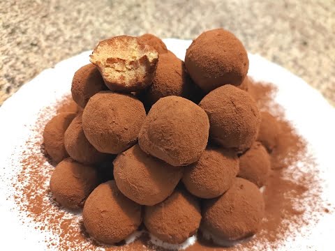 Bonbons Tiramisu façon truffes sans cuisson / Bomboane Tiramisu/ Tiramisu truffles/ Конфеты Тирамису