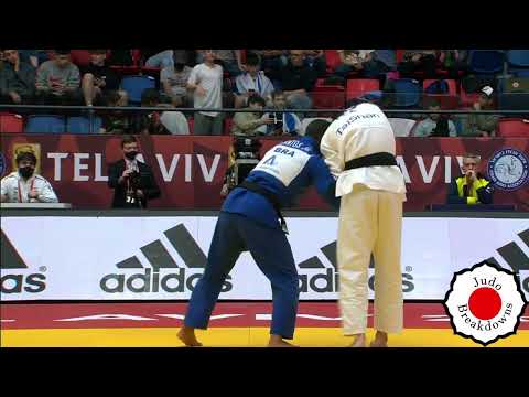 Judo Mens - Somon Makhmadbekov vs. Jeferson Santos Junior - U73 Grand Slam Tel Aviv 2022