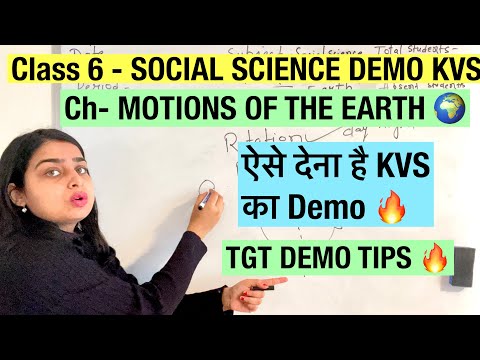 TGT DEMO Class 6 🔥 - Social Science का DEMO ऐसे देना है 🔥 KVS TGT SOCIAL SCIENCE DEMO 📚