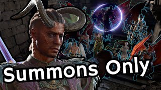 Can You Beat Baldur's Gate 3 using NOTHING But Summons FULL GAME