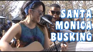 BUSKING ON THIRD STREET PROMENADE!