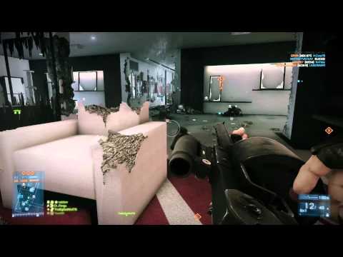 Battlefield 3 Close Quarters game play, DAO-12 + flechette