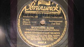 WOLVERINE BLUES by Benny Goodman and his Boys 1928
