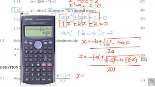 Mathematics Revision on Algebra Question 1: A Must Watch For Grade 11