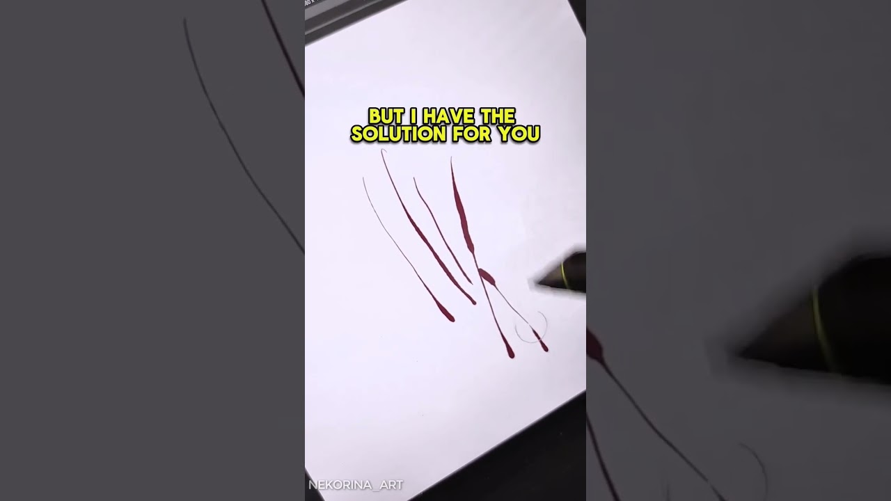 Don't get along with CSP? Try this ART HACK! ✏️✨ #clipstudiopaint #tips #tutorial #brushes #shorts