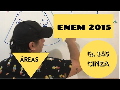 ENEM 2015 Q 145 PROVA CINZA - Matemática Áreas Parque Aquático Setor circular