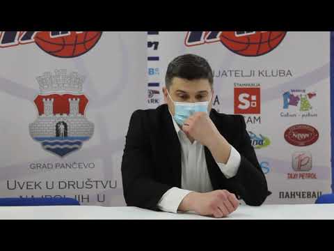 Press konferencija KK Tamiš KK Metalac (95:85) 23.kolo KLS 2021