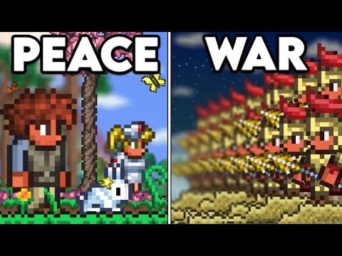 100 Players Simulate Civilization in Terraria