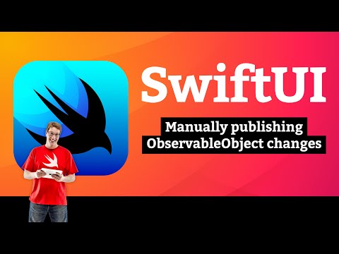 Manually publishing ObservableObject changes – Hot Prospects SwiftUI Tutorial 3/16 thumbnail