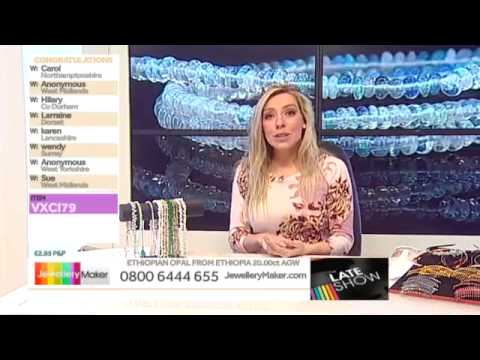 Pearls and Beryl for jewellery making:JewelleryMaker Late Show LIVE 18/02/2015