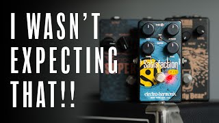 Video thumbnail for WTF is that noise!? - Electro Harmonix Satisfaction Plus Fuzz review and comparison Guitar + Bass by Doctor Fuzz'z Dirt Box