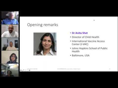 Dr Anita Shet, I-VAC (Johns Hopkins) @COVIMPRESSIONS #COVID