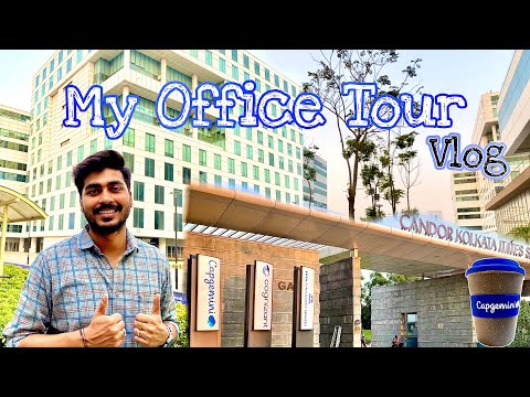 MY OFFICE TOUR VLOG | work from office | Campus Tour | Kolkata Candour TechSpace | @TanmoySanjana