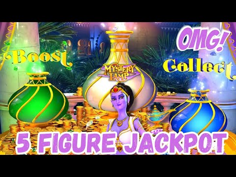 BIGGEST JACKPOT OF MY LIFE ON MYSTERY OF THE LAMP