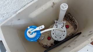 ¿Cómo  instalar juego  de herrajes con  válvula de descarga de 3 .  paso a paso.