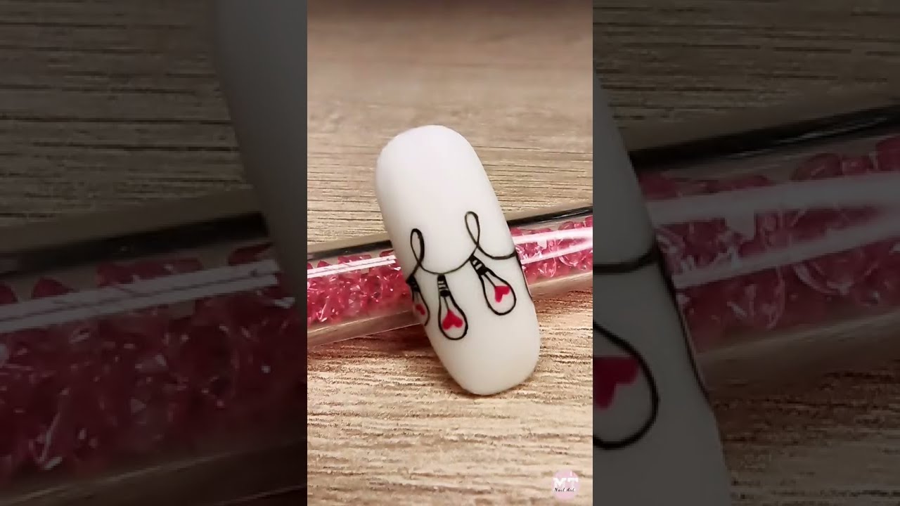 Diseños de uñas fácil san Valentín 2022 💅🏻 | nail art designs | Easy valentines compilation #shorts