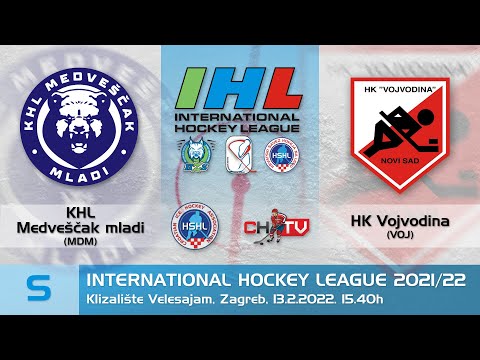 Highlights - IHL 2021/22 Seniori - KHL Medveščak mladi vs HK Vojvodina