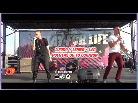 Lucido y Lenier - Las puertas de tu corazon en Concierto...!