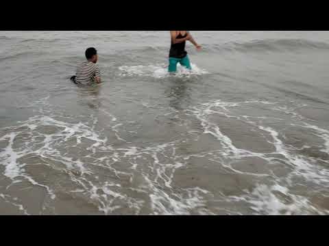 Kakinada beach waves 🌊