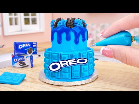 Best of Miniature OREO Chocolate Cake Decorating in Real Mini Kitchen | ASMR Miniature Cooking Food