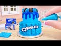 Best Of Miniature OREO Chocolate Cake Decorating In Real Mini Kitchen ASMR Miniature Cooking Food
