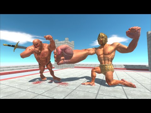 Achilles On the battlefield Gladiators - Animal Revolt Battle Simulator