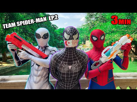 TEAM SPIDER-MAN vs BAD GUY TEAM | RESCUE VENOM From BAD-HERO ( Live Action ) Episode 2 - FLife vs