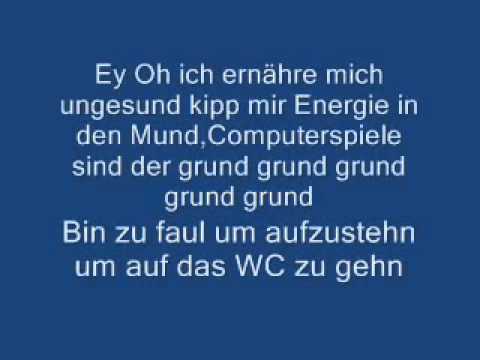 Ich will nur Zocken und Pennen songtext von dielochis