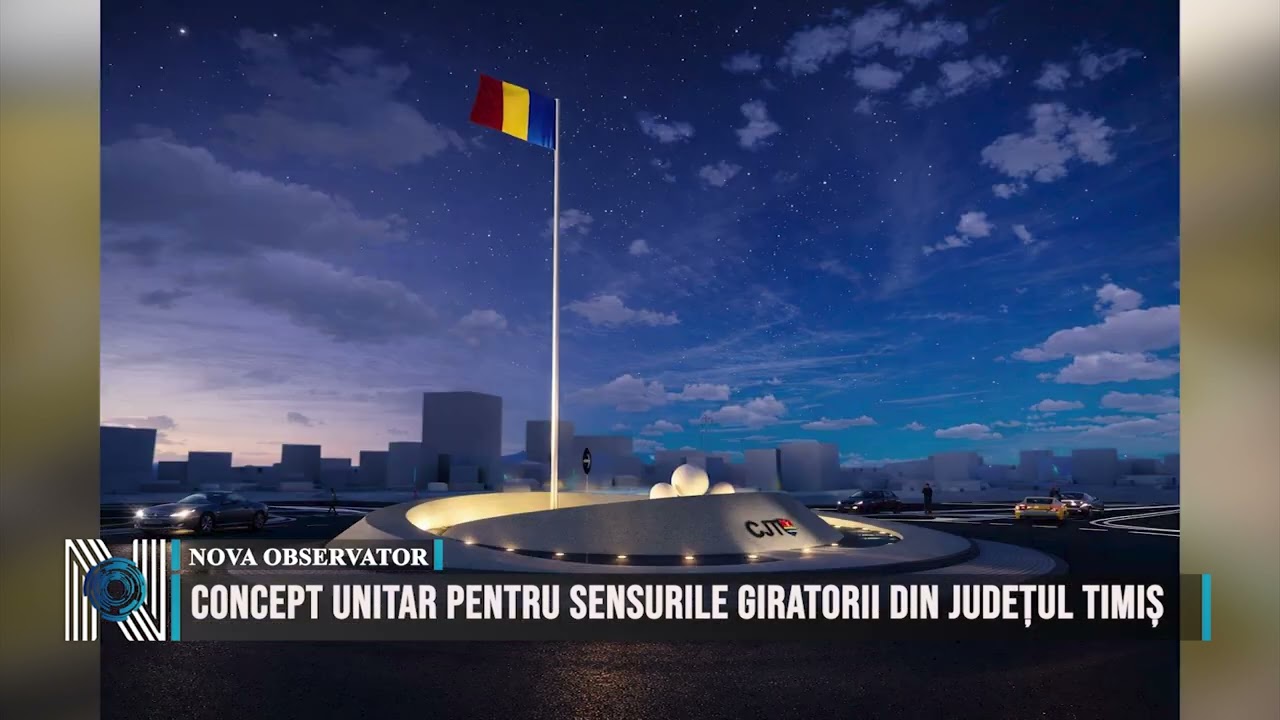 Concept unitar pentru sensurile giratorii din județul Timiș