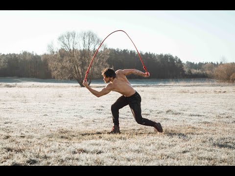 Cold morning speed rope flow training