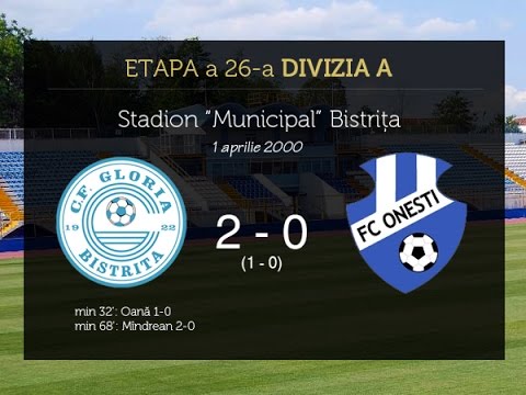 01.04.2000 Gloria Bistrita - FC Onesti 2-0, Etapa a 26-a, Divizia A