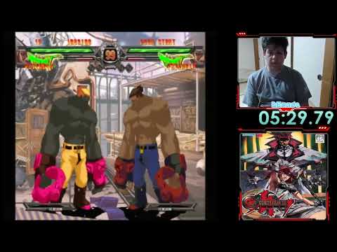 (PS2) Guilty Gear XX Slash - Arcade Maniac% - Potemkin Speedrun in 12:02 World Record