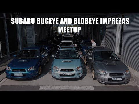 Subaru Bugeye & Blobeye Impreza Retro-shoot