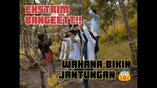 preview picture of video '#VLOG1 NGERI! : Wahana extrim di Dante Pine Enrekang Sulawesi Selatan ( Tarzan Swing ) | smk'