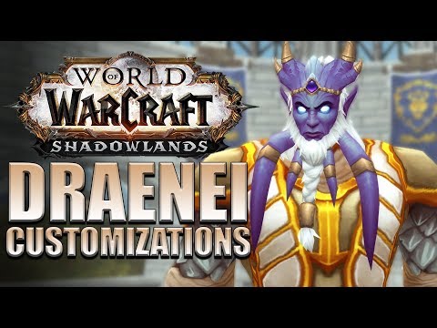 NEW Draenei Customization Options | Shadowlands Alpha