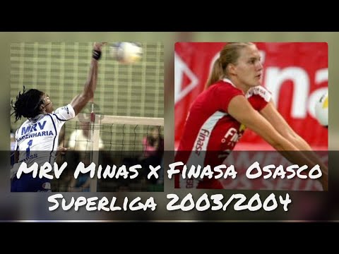 Superliga de Volei Feminino 2003/2004 - MRV Minas x Finasa Osasco - 2º jogo das finais