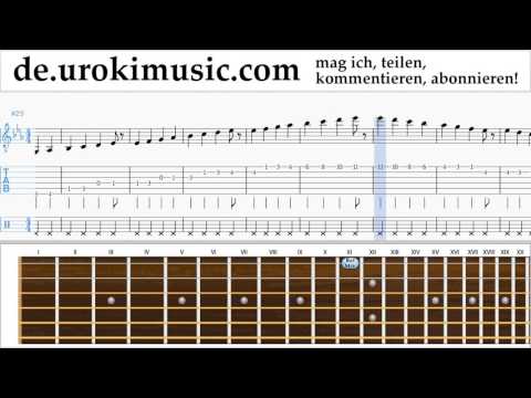 Gitarrenunterricht Justin Bieber - Sorry Noten Lernen Teil#1 um-i995