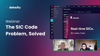 Webinar: The SIC Code Problem, Solved: Introducing Real-Time SIC Codes (RSICs)