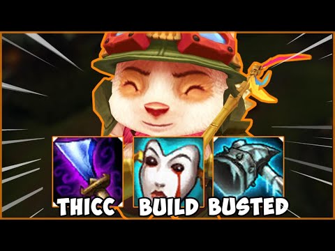 I have just discovered the MOST Tilting Teemo Top Build... League of Legends Teemo Gameplay