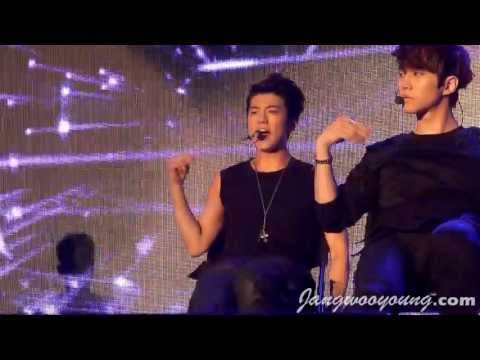 《Fancam》130517 2PM IS BACK with Genie (하 니 뿐) Wooyoung